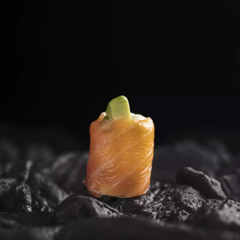 GEISHAS DE SALMON AHUMADO 6u