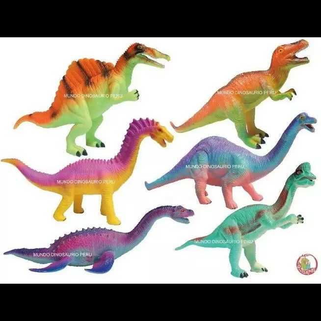 Set 6 Dinos medianos con sonido