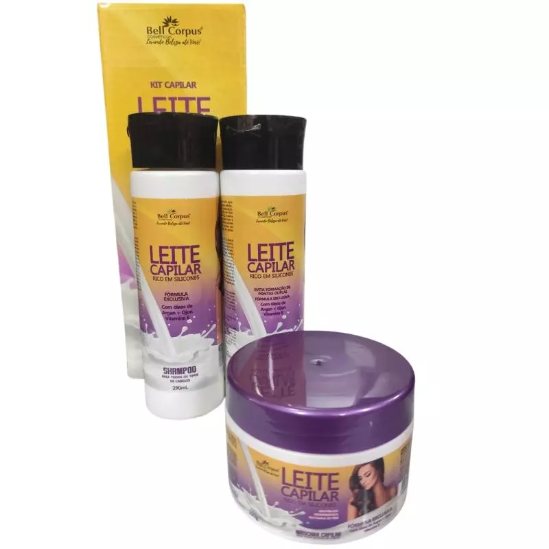 Kit leite capilar 3x1 Bell corpus