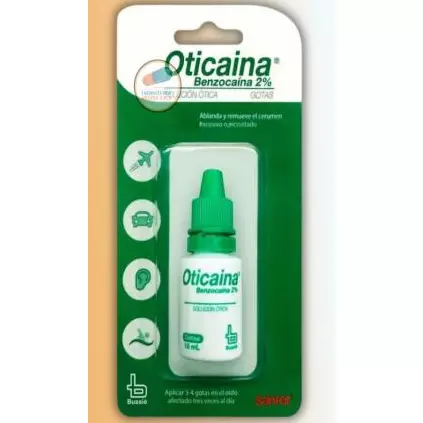 Oticaina 2% gotas Oticas 10ml