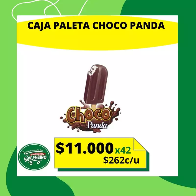 Caja paleta choco crema 42 unidades