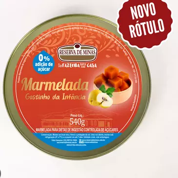 Marmelada Zero Adição de Açúcar Rese
