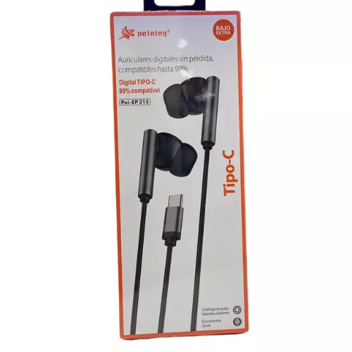 FONE C/FIO PEINING PEI-EP315 TIPO-C