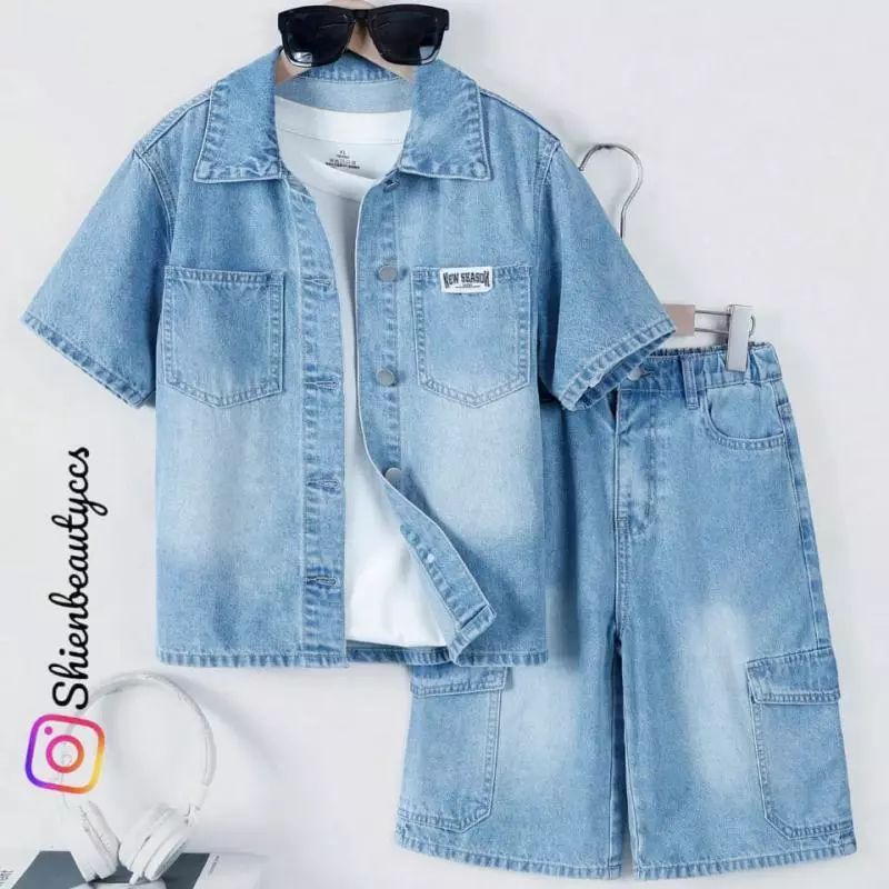 Conjunto camisa y short de Jean