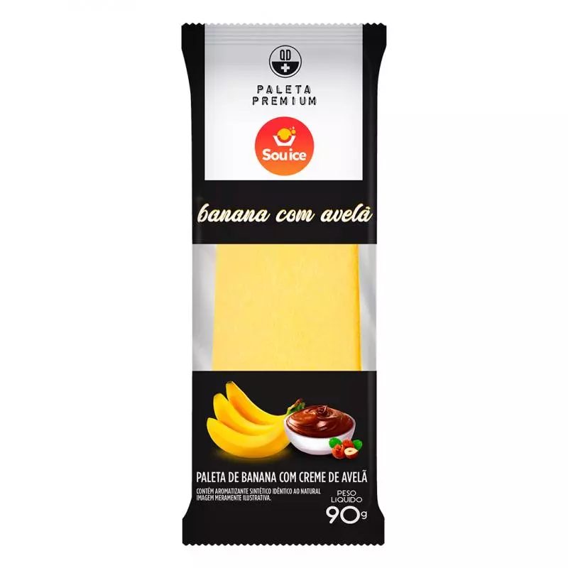Paleta Premium Banana com Avela