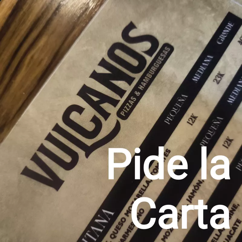 Pizza / Hamburguesa - Vulcanos