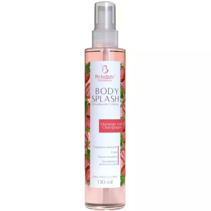 Body Splash Morango Champagne 130ml