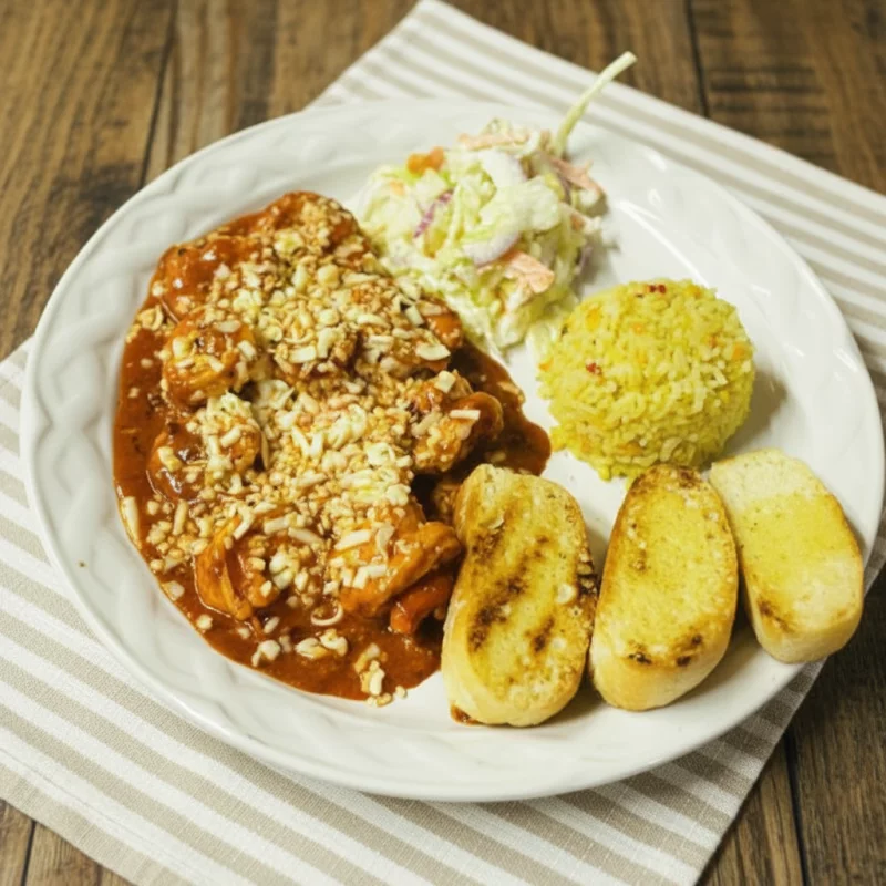 CAMARONES EN CREMA DE CHIPOTLE