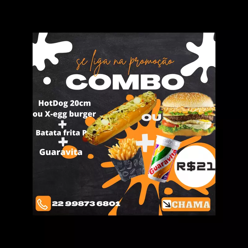 X-egg Burguer   Combo