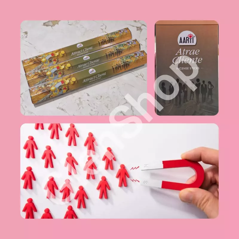 Incienso atrae clientes