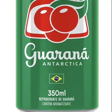 Uma lata de guaraná geladissima