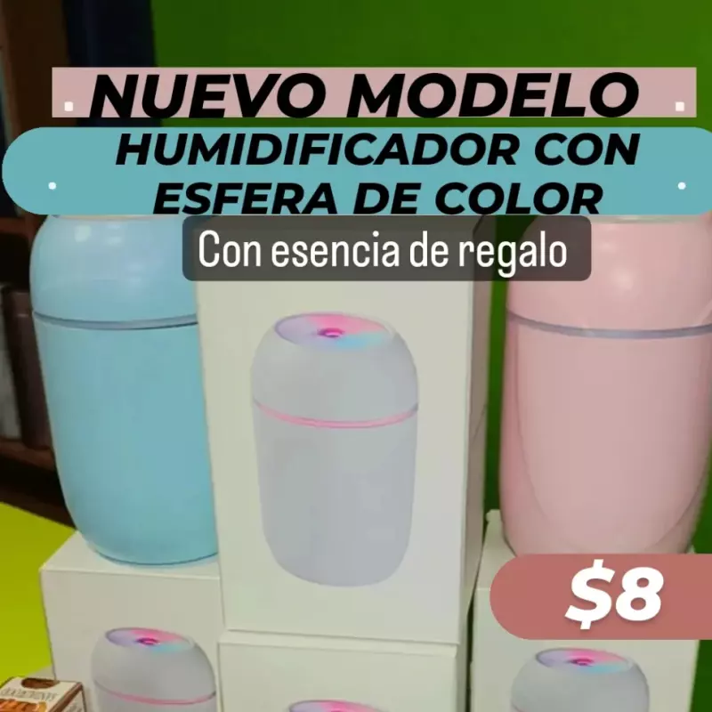 Humidificadores esfera de color
