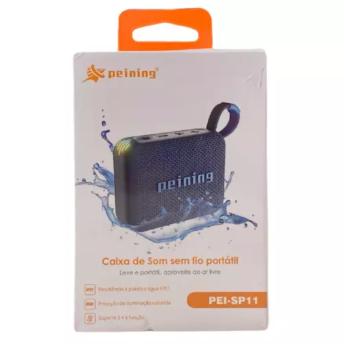 CAIXA DE SOM S/FIO IPX7 PEI-SP11
