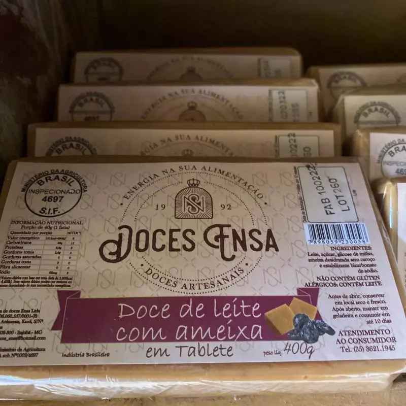 Doce de leite c/ ameixa/ Barra 400g