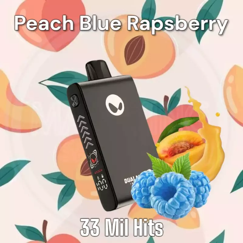 Peach Blue Rapsberry
