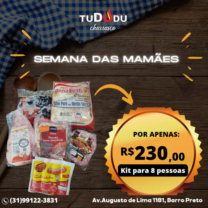 Kit Churrasco Picanha Frivasa Grill
