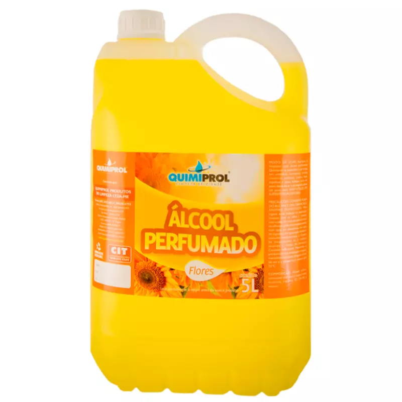 Álcool Perfumado Flores 5L QUIMIPROL