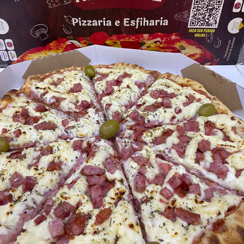PIZZA HOLLYWOOD  (cal. crean cheese)