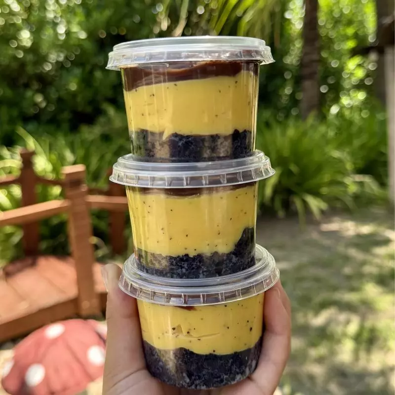 TORTA NO POTE DE MARACUJÁ