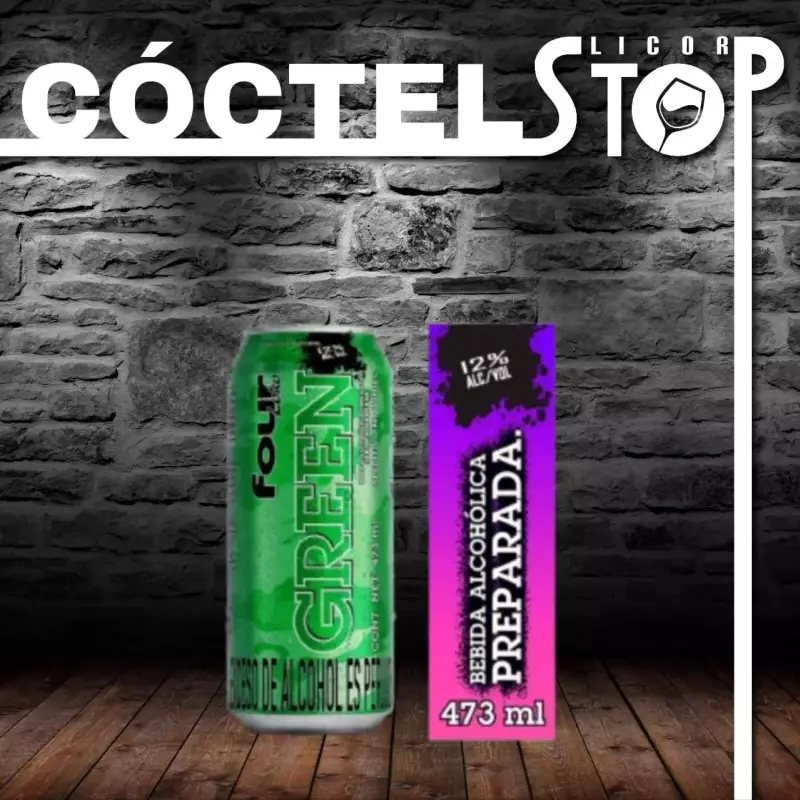 FOUR LOCO GREEN 473ML
