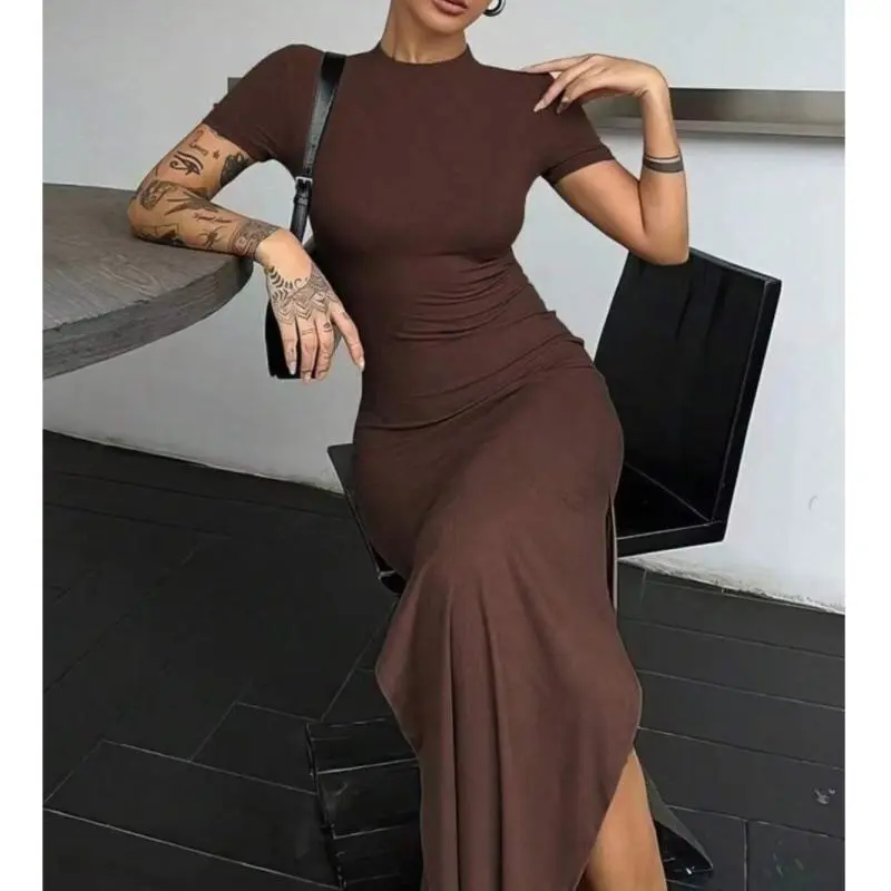 Vestido marrón