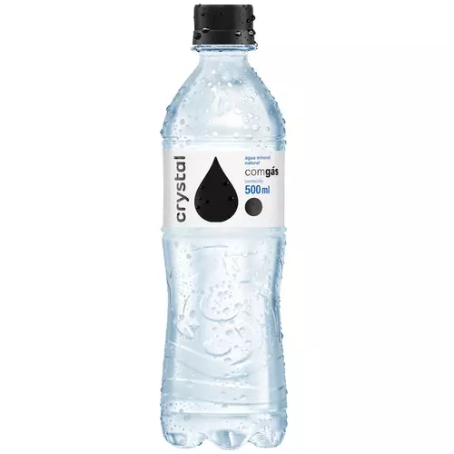 Água mineral com gás