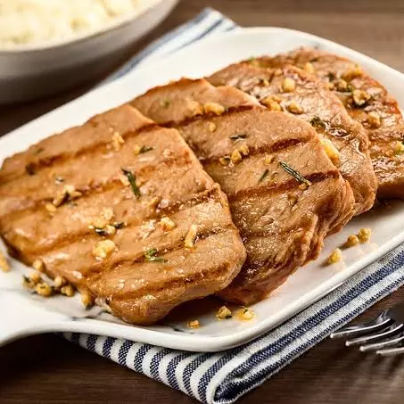 Bife Role de Frango c/ Batata Corada