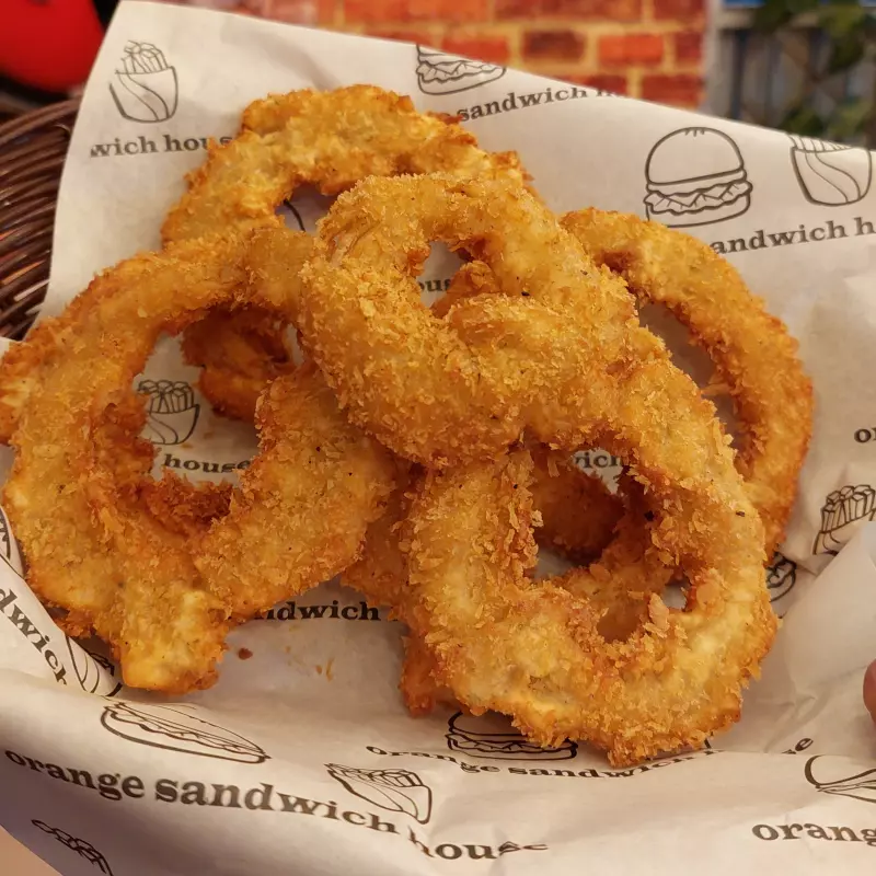 Porción de Onion Rings