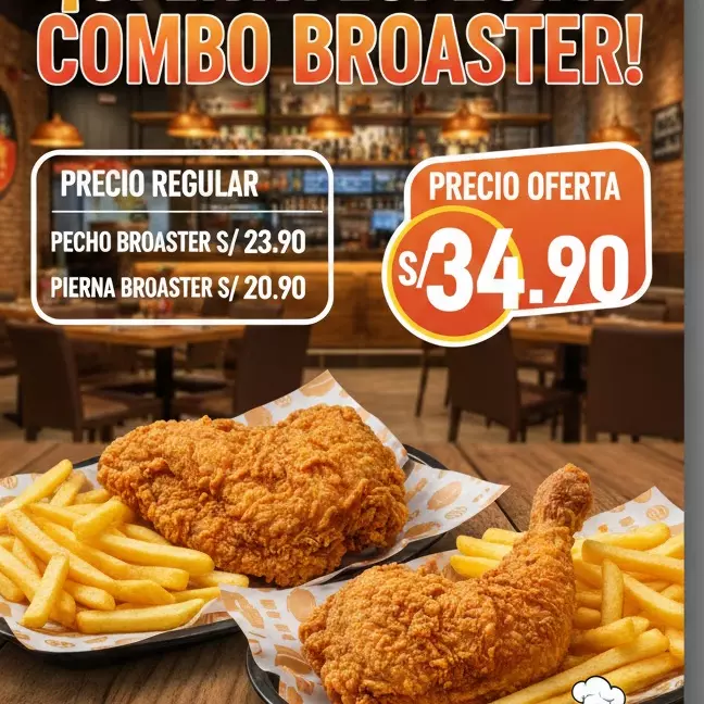 PROMO DELIVERY BROASTER DUO!