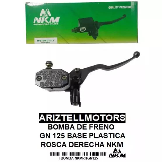 BOMBA DE FRENO GN 125 BASE PLASTICA