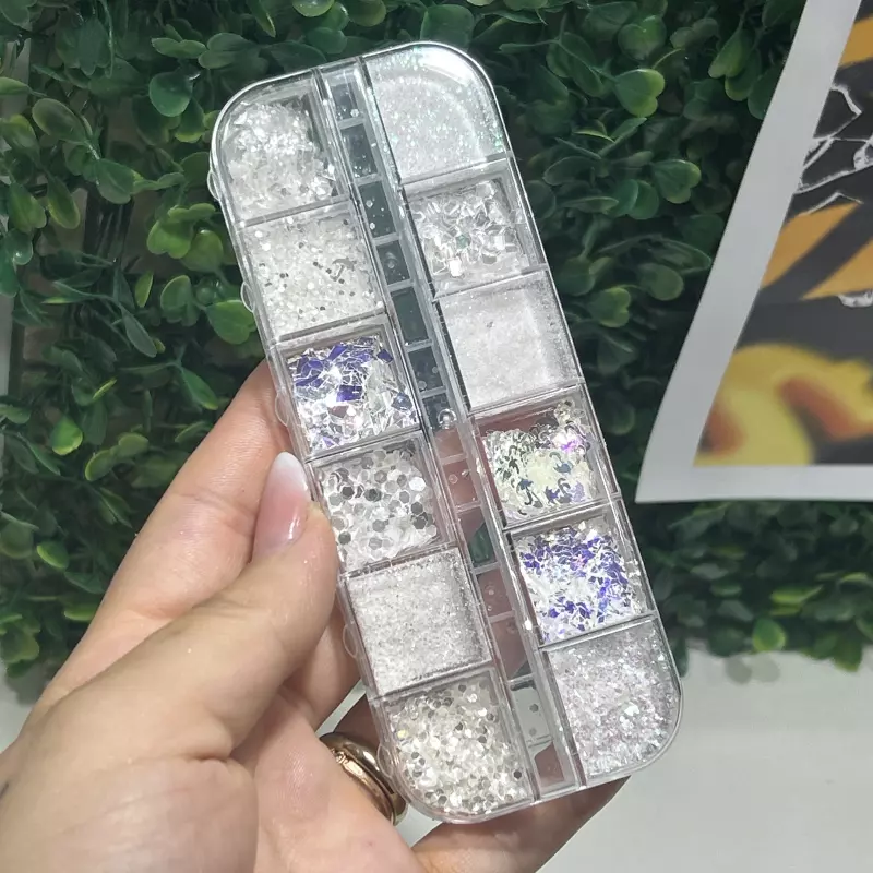 Cx.Glitter /Decoracao Cod:White