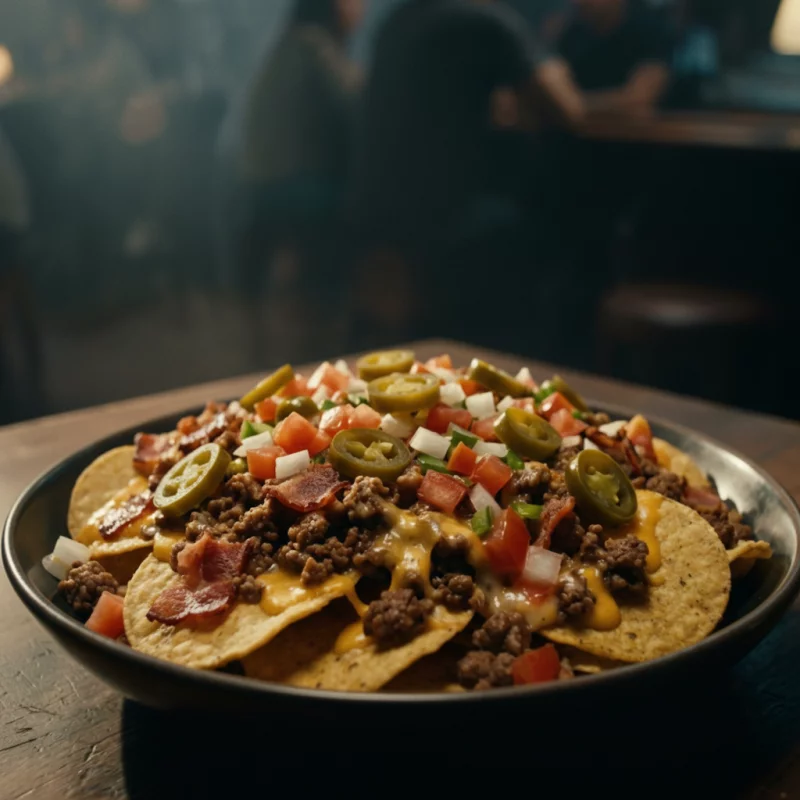 Nachos con Carne Grandes