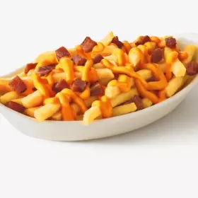 Meia fritas com bacon