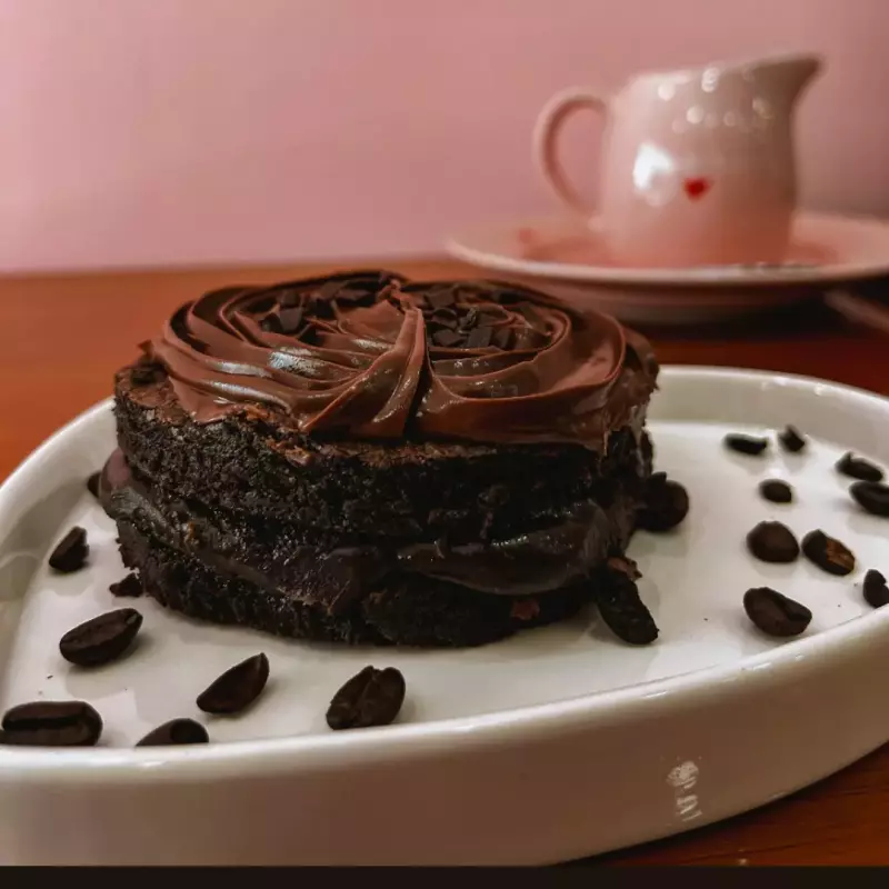 Hambúrguer de brownie ( Café )