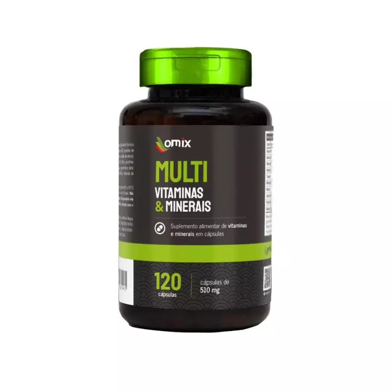Multi Vitaminas e Minerais- 120Cáps.