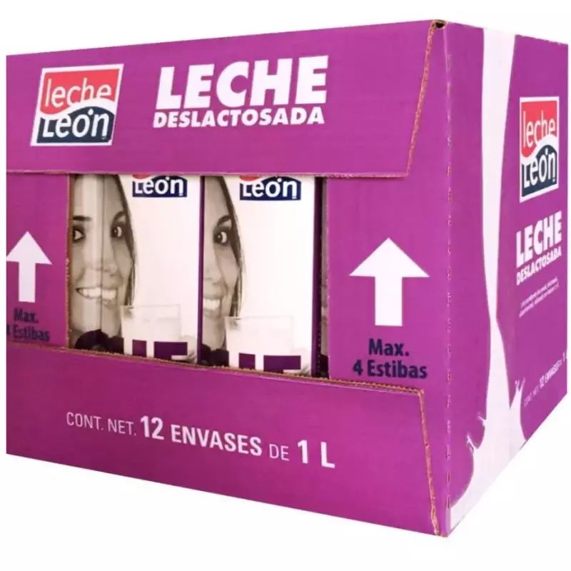 LEON DESLACTOSADA 12 PZAS