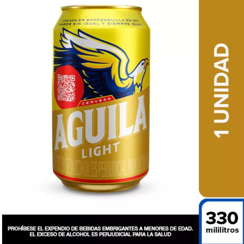 AGUILA LIGHT 330ml Und