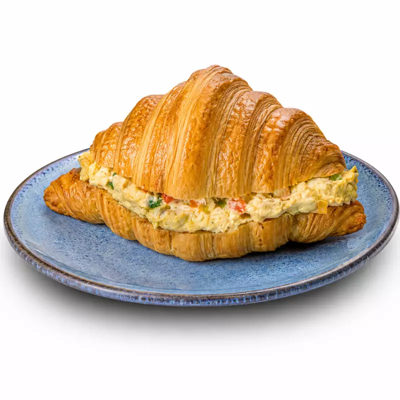 Croissant de frango com cream cheese