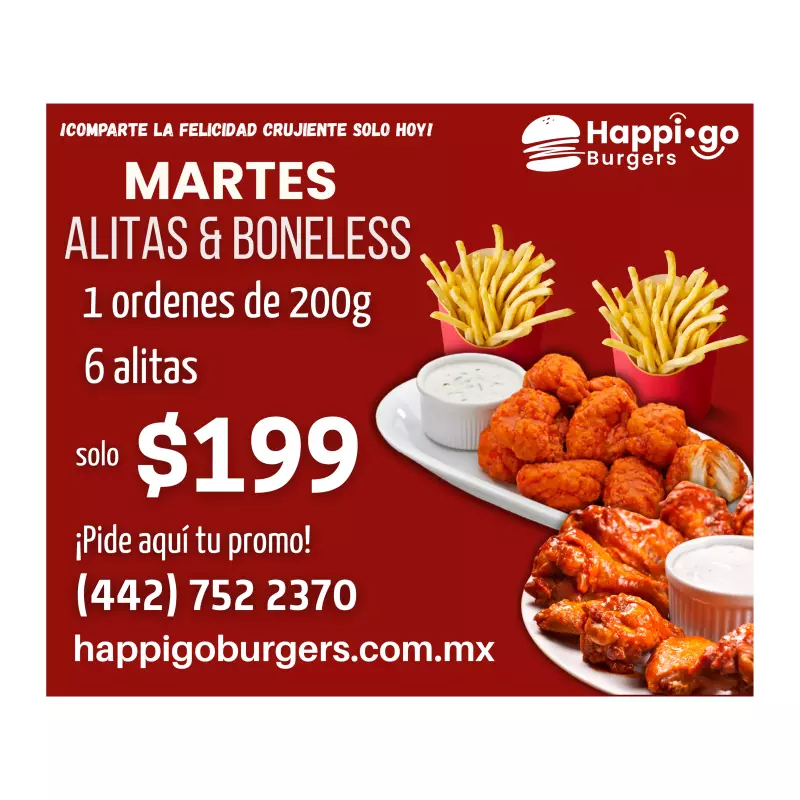 Mix Alitas + Boneless