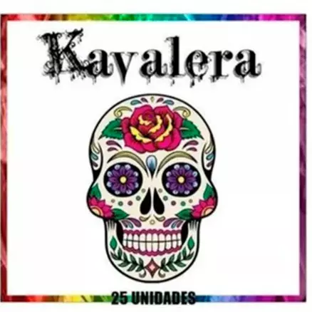 Aluminio kavalera relevo 50 folhas