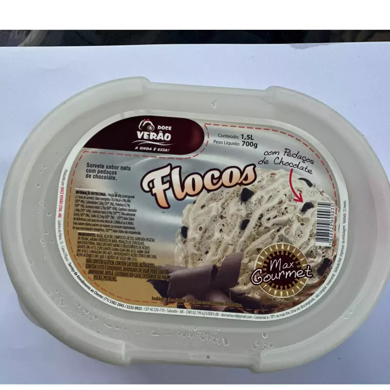 Sorvete Flocos 1,5L