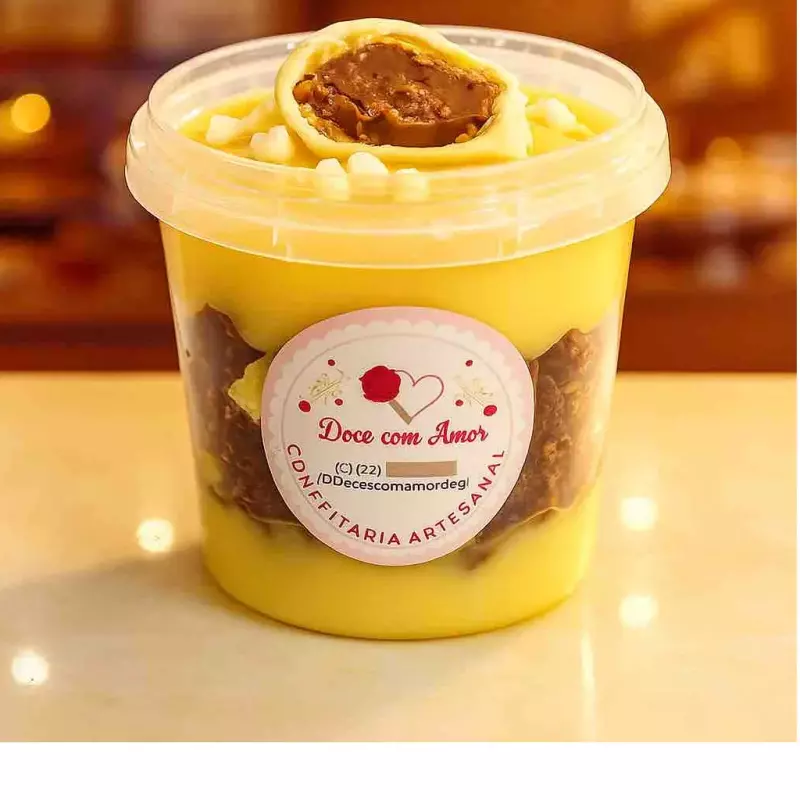 Copo Feliz de Ouro Banco, 220g