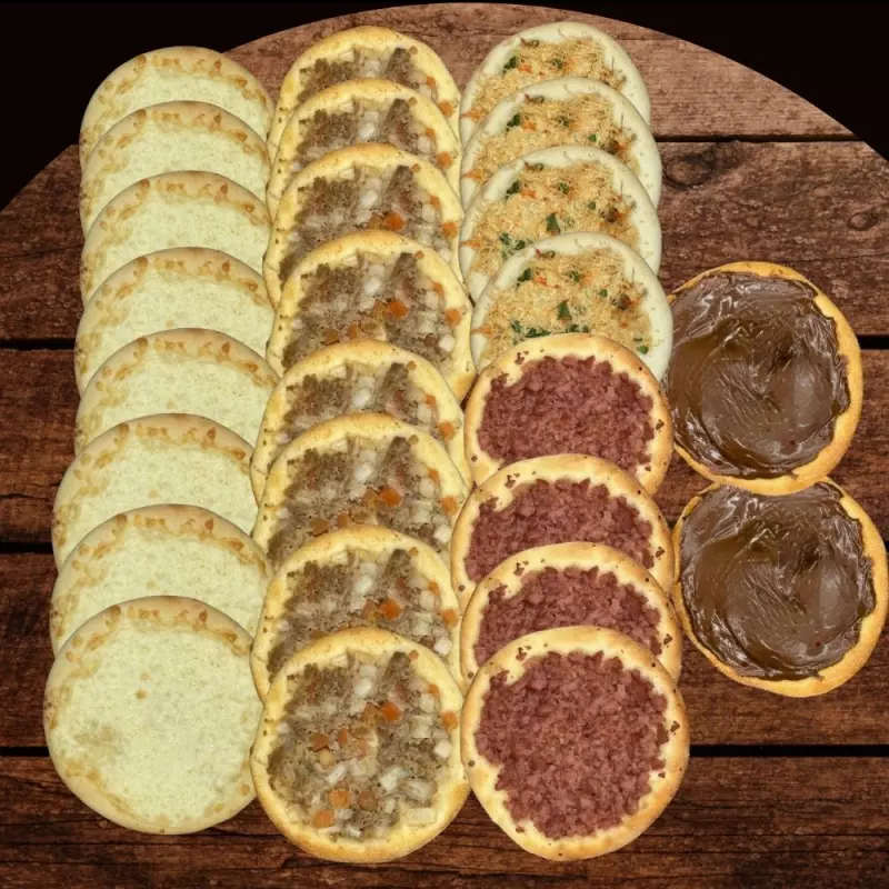 Combo 4(8carne/8quei/4fran/4cal/2nut