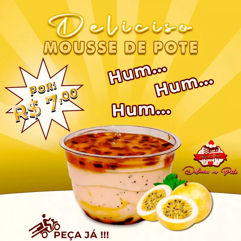 Mousse de Maracujá