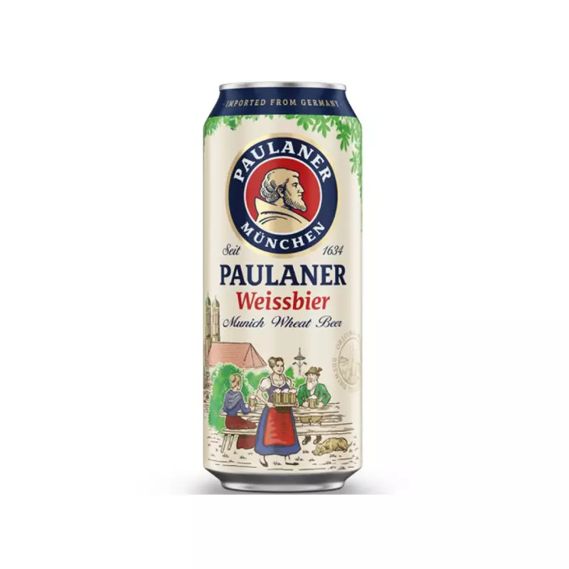 Cerveza Paulaner Weissbier Lata 5.5º