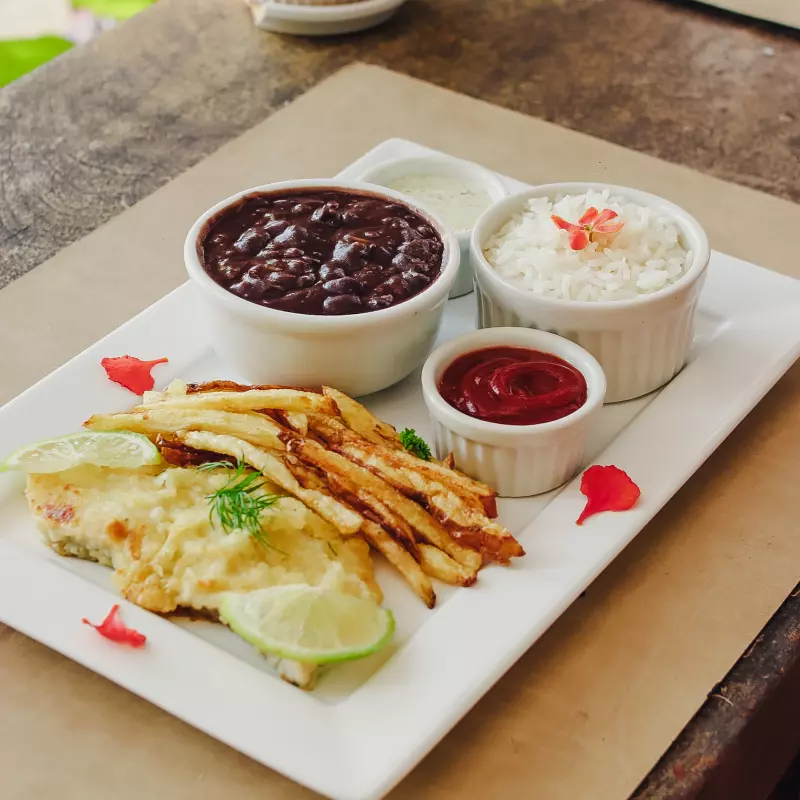 Filé de peixe grelhado