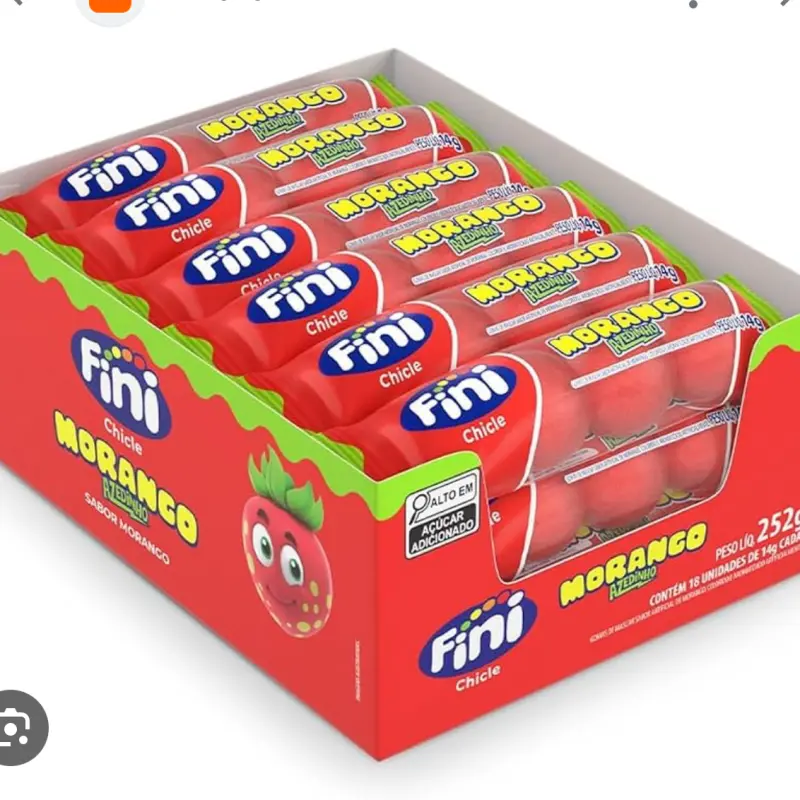 Chicle fini morango