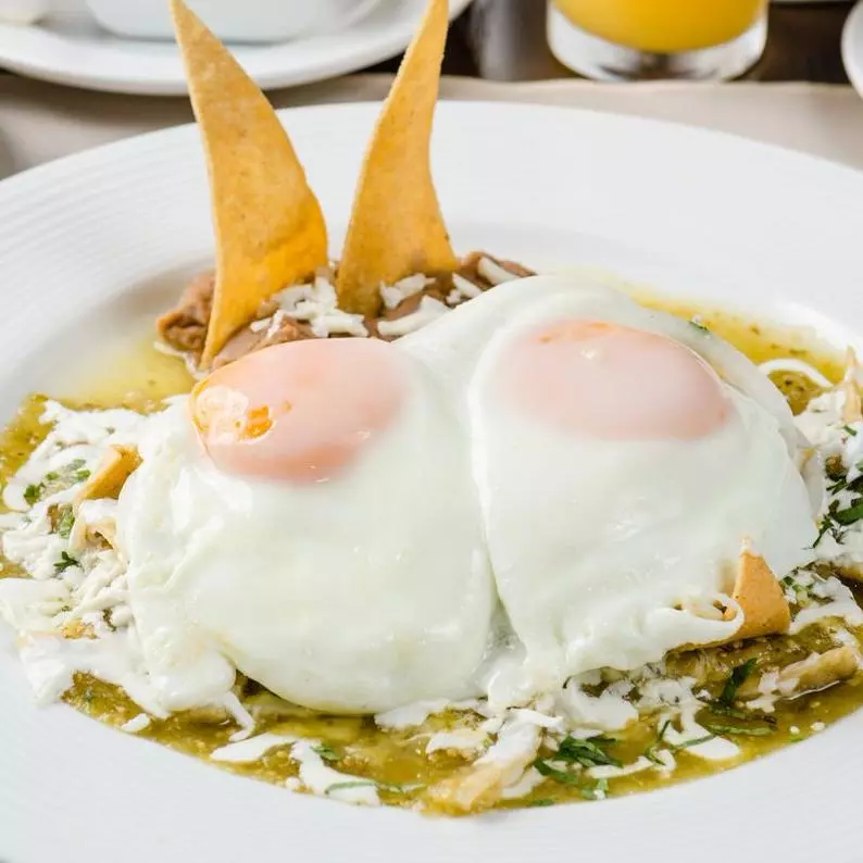 Desayuno chilaquiles