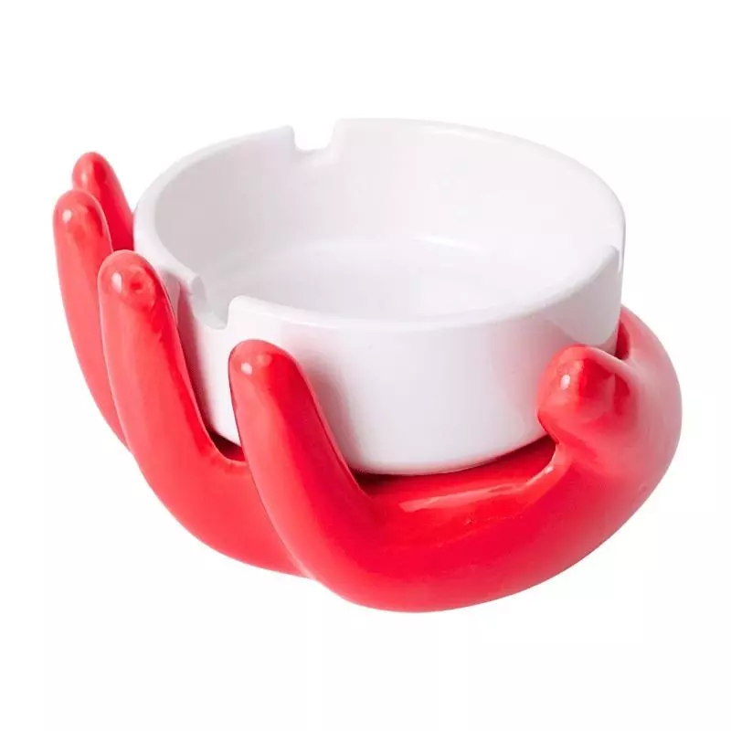 Cinzeiro MÃOZINHA VERMELHA