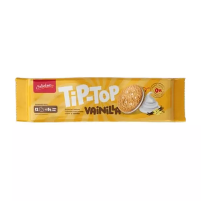 GALLETAS TIP TOP VAINILLA 96GR